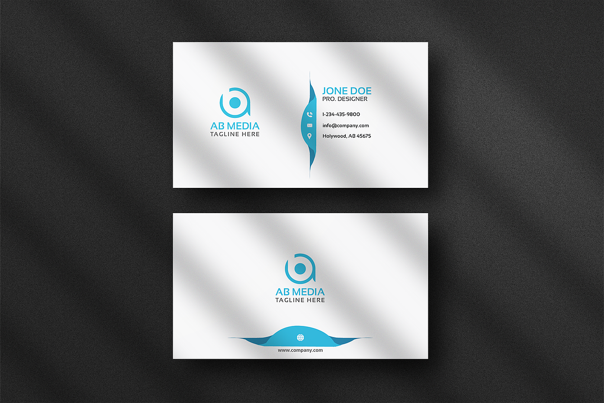 Business card Template & 3 Mock-up, a Business Card Template by Smashing_Studio (Photo 4 of 4)