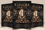 Karaoke Party, a Flyer Template by darkmonarch (Thumbnail 1 of 3)
