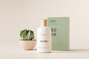 Disc Top-Cap Cosmetic Bottle Mockups, a Cups & Container Mockup by pmvch (Thumbnail 10 of 15)
