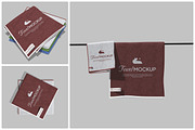 Towel Mockup, a Packaging Mockup by Unerispace (Thumbnail 1 of 5)