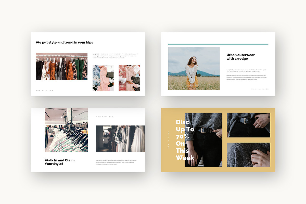Evjo : Fashion House Google Slides, a Presentation Template by Punkl Camp (Photo 6 of 16)