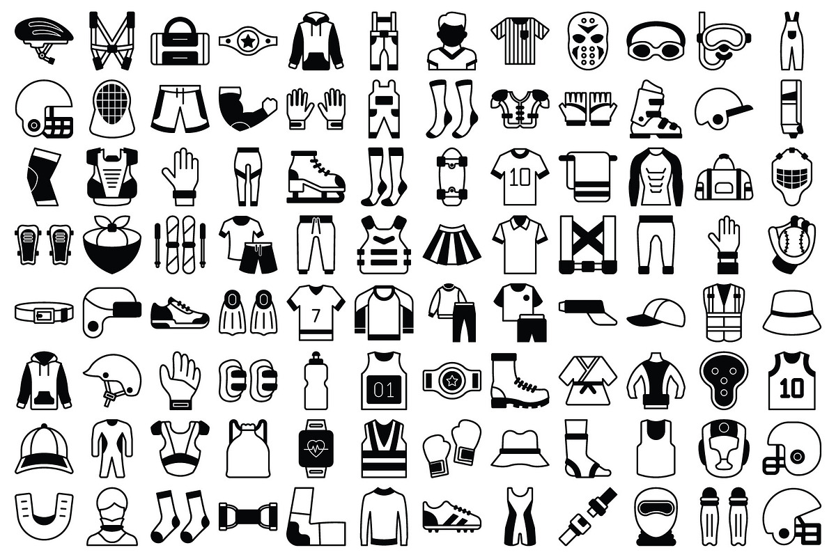 Sportswear Icon Pack, an Icon by Vector Portal (Photo 5 of 5)