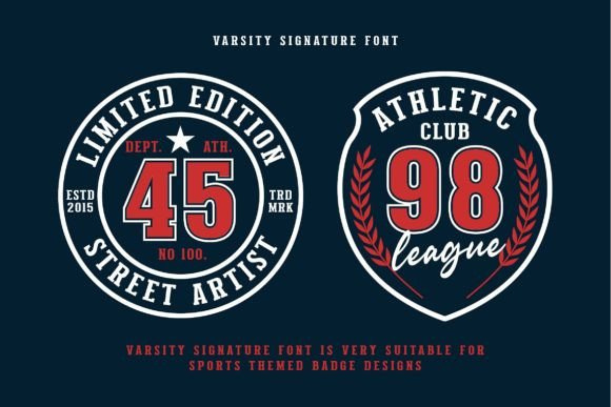 Varsity Signature Font, a Font by shopcosm (Photo 3 of 3)