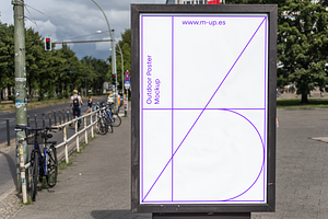 Berlin Outdoor Street Poster Mockup