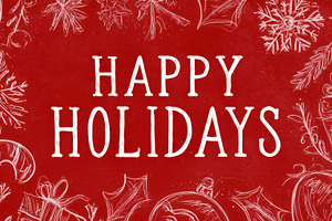 Joyful greetings for holiday season