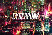 10 Cyberpunk Lightroom Presets LUTs, an Action Add-On by SparkleStock (Thumbnail 1 of 8)