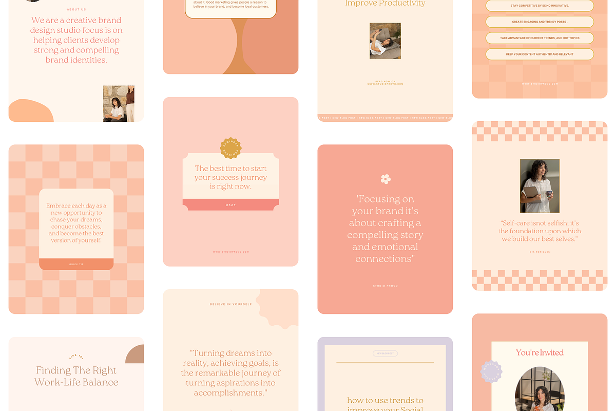 Muted Pastel Social Media Kit, a Social Media Template by Studio Provo (Photo 2 of 8)
