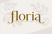 Floria - Elegant Swash Serif Font, a Serif Font by OWPictures (Thumbnail 1 of 9)