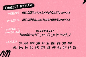 Coolest Woman Font