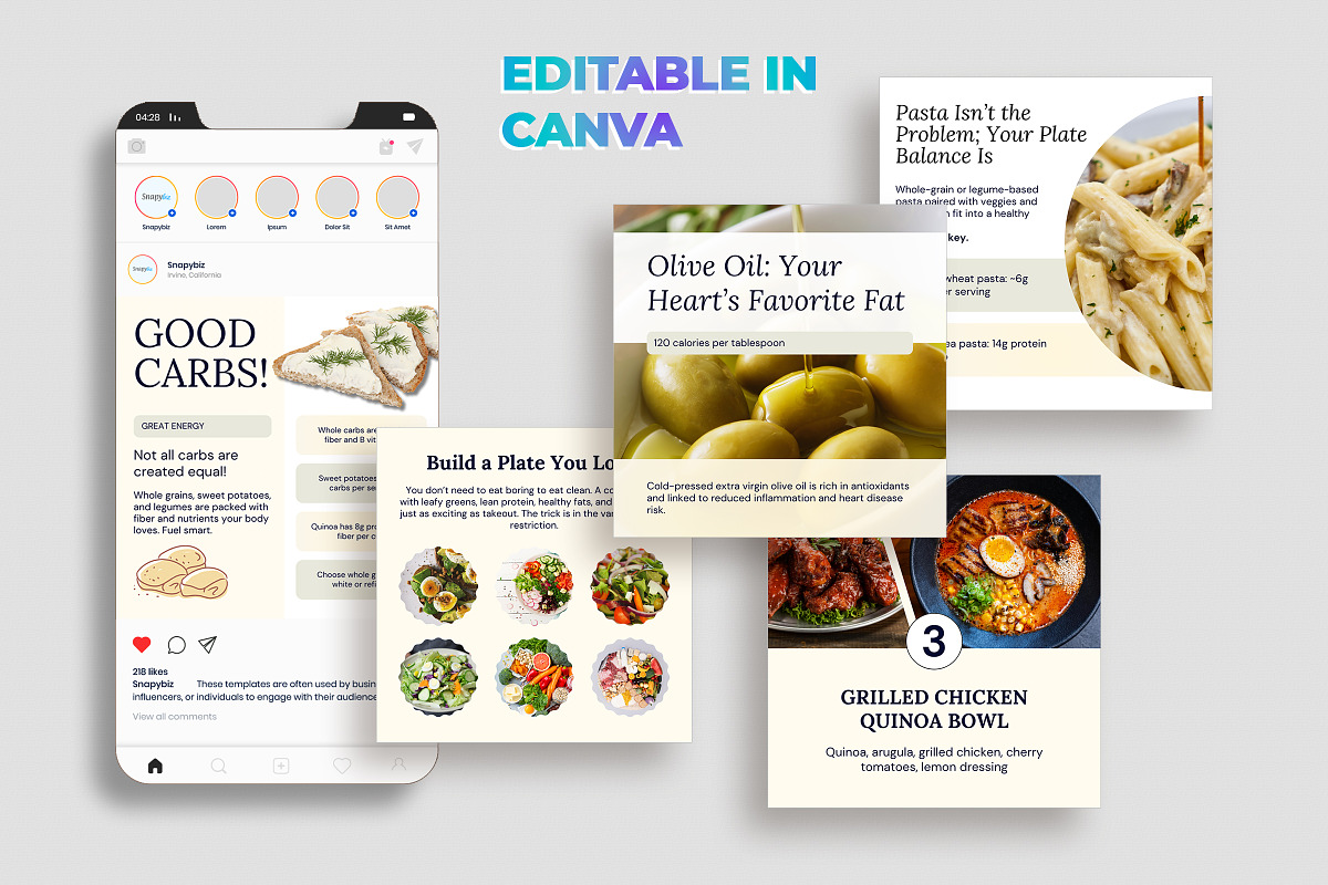 Nutrition Coach Instagram Template preview 5
