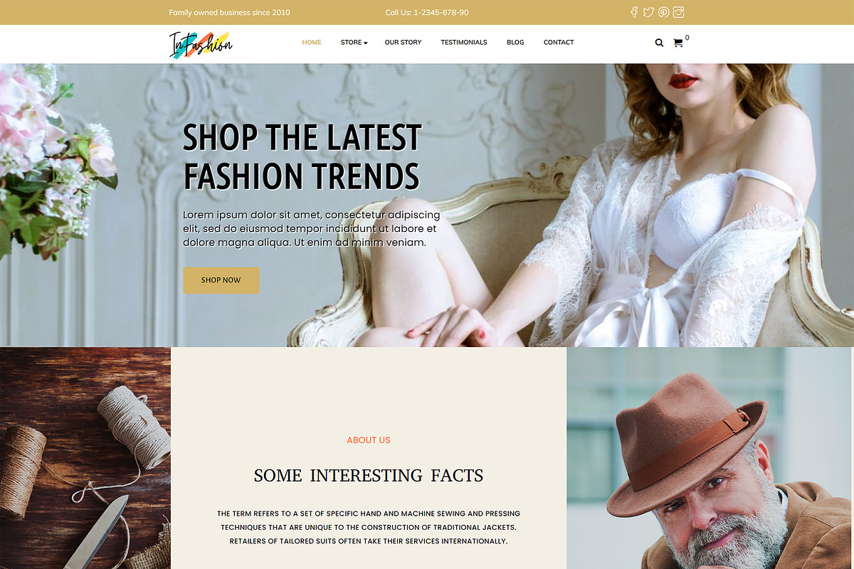Fashion & Lifestyle WooCommerce WP Theme - inFashion