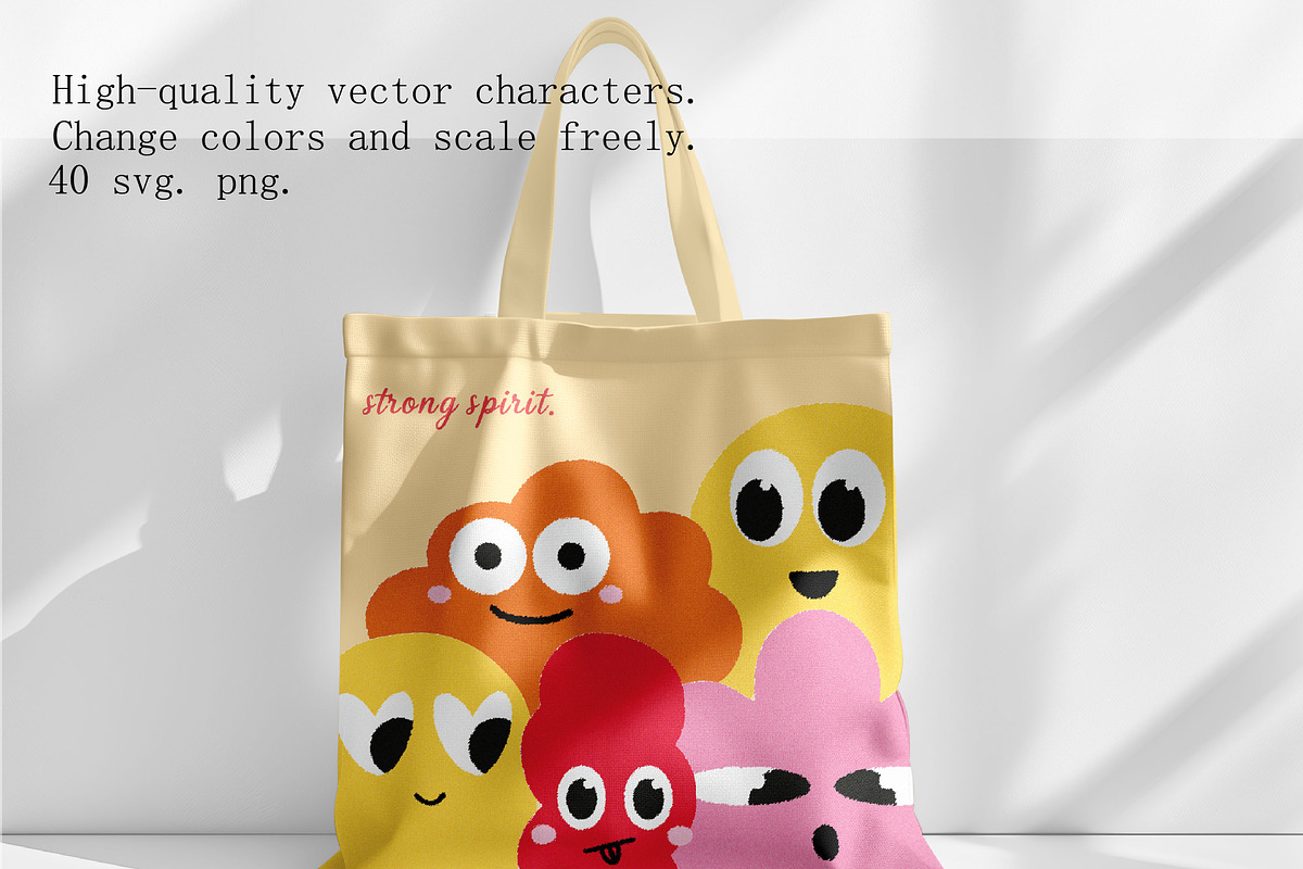 Vector Mood Shapes – 40 Pieces, an Object Graphic by DreamoraArt (Photo 9 of 9)