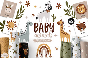 Baby Animals Vector Collection