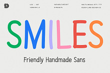 SMILES Handmade Sans Serif