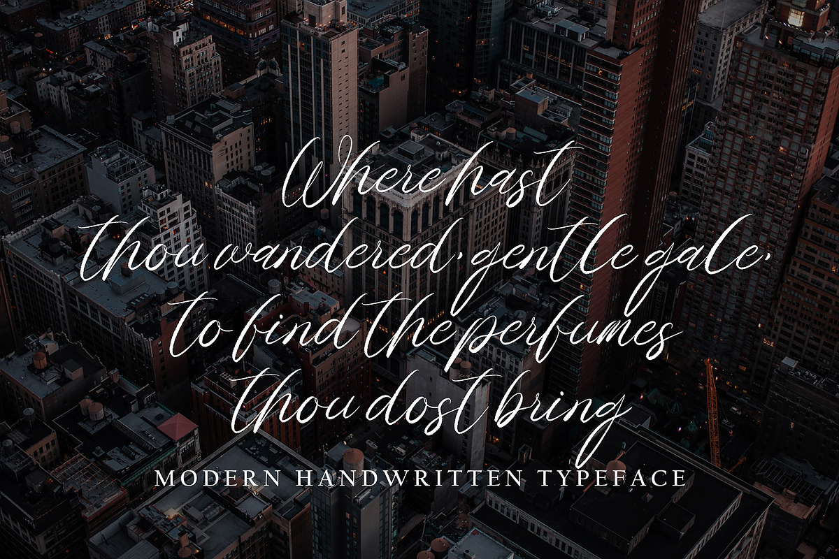 Falenthina Almirte, a Handwritten Font by HaKi Studio (Photo 2 of 6)