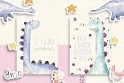 DINOSAUR childish watercolor, an Illustration by the_myro (Thumbnail 5 of 8)