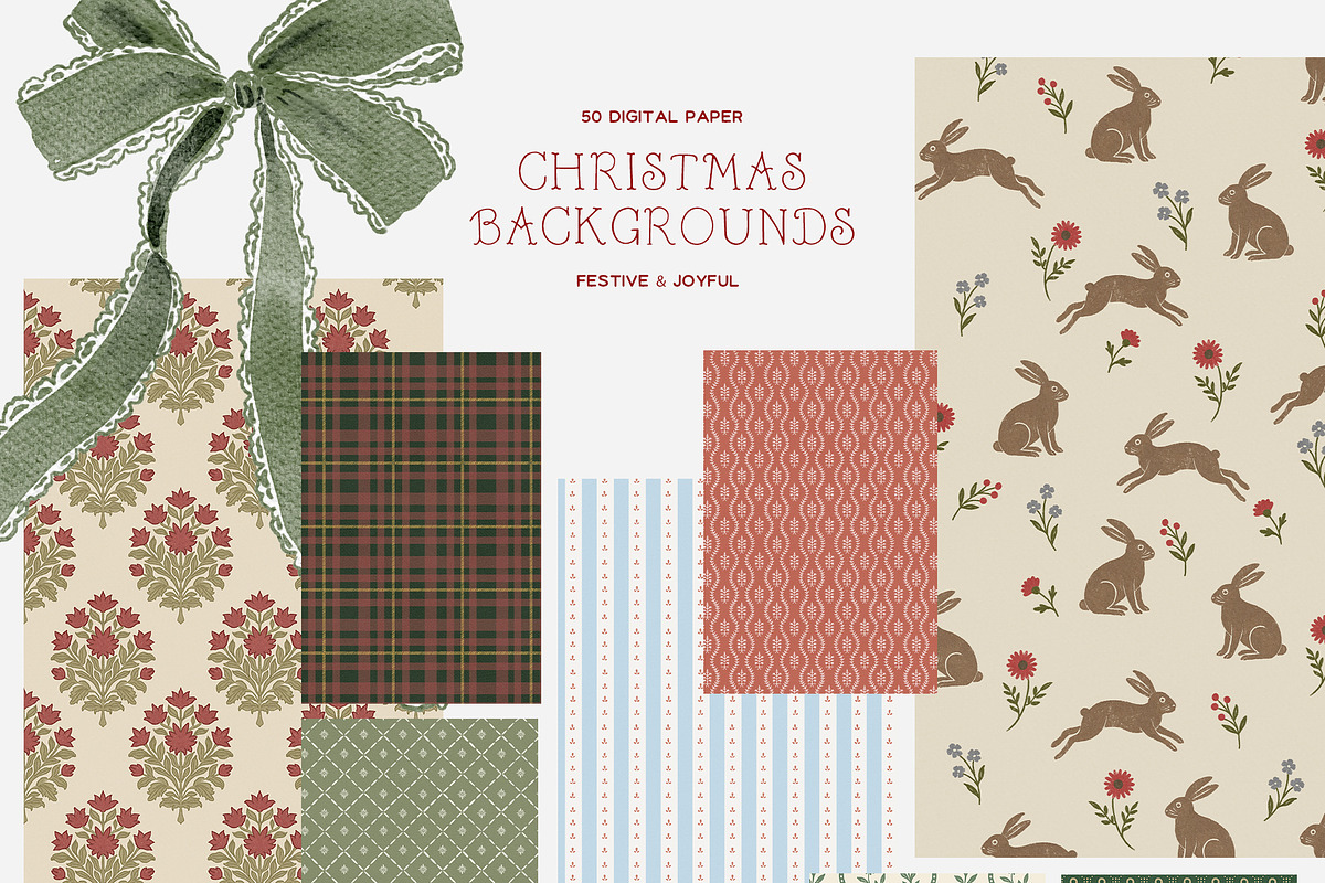 Old Winter Atelier Christmas Paper, a Background Graphic by Muse Artist (Photo 9 of 13)