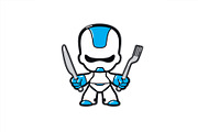 Mascot robot for cyber cafe!, a Branding & Logo Template by GeekClick (Thumbnail 1 of 3)