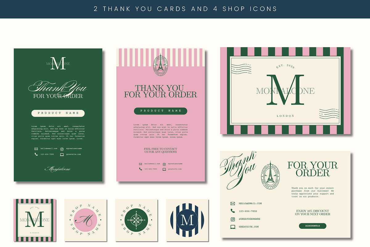Etsy Shop Kit Branding Templates preview 6