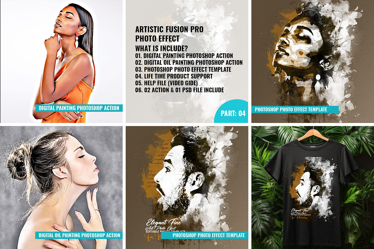 Mixed Exposure Elegance Photo Effect | Creative Market
