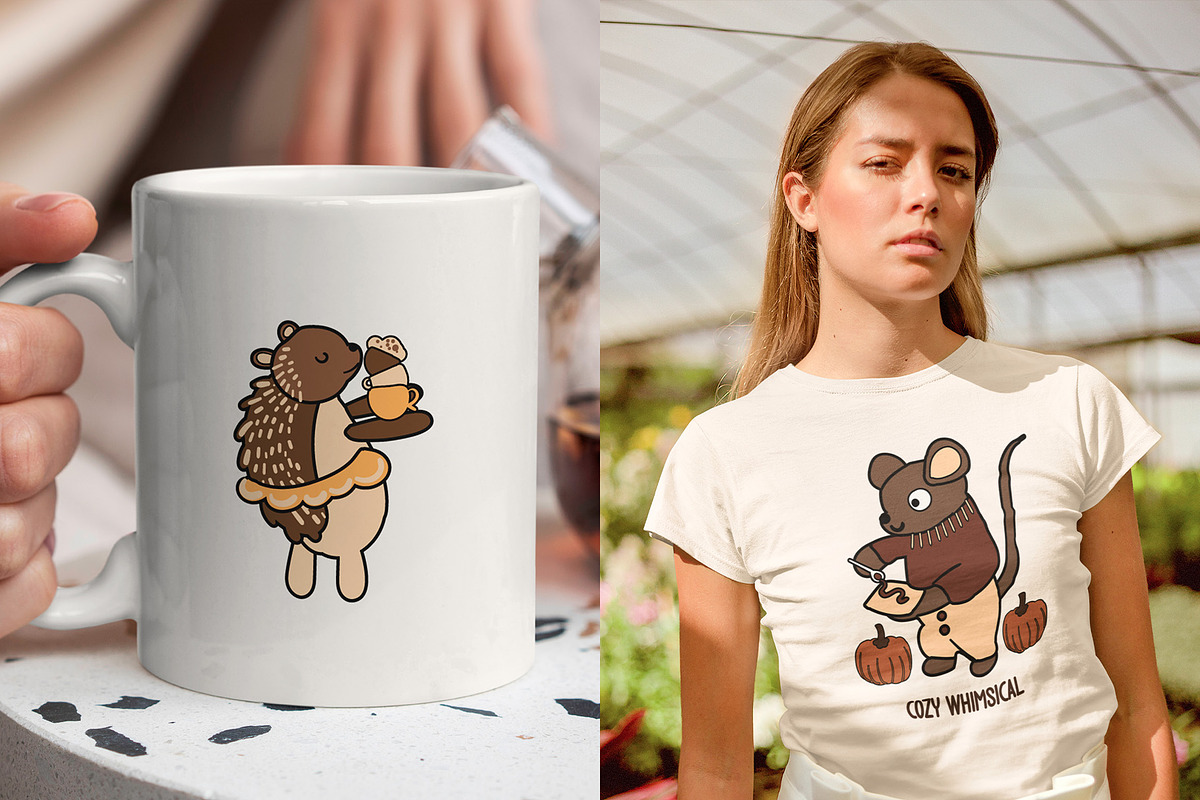 Cozy Whimsical Autumn Doodles, a Seasonal Illustration by Invisual Studio (Photo 7 of 8)