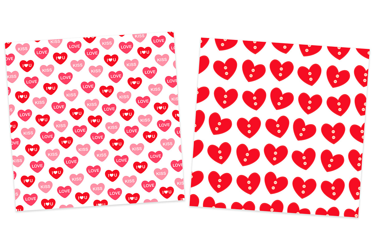 Valentine's pattern. Hearts pattern, a Pattern Graphic by IrinaShishkova (Photo 6 of 6)