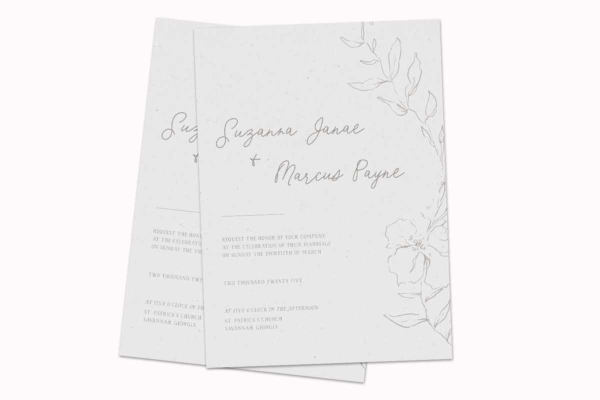 Dear Rosalind Script, a Script Font by Beck McCormick (Photo 3 of 10)