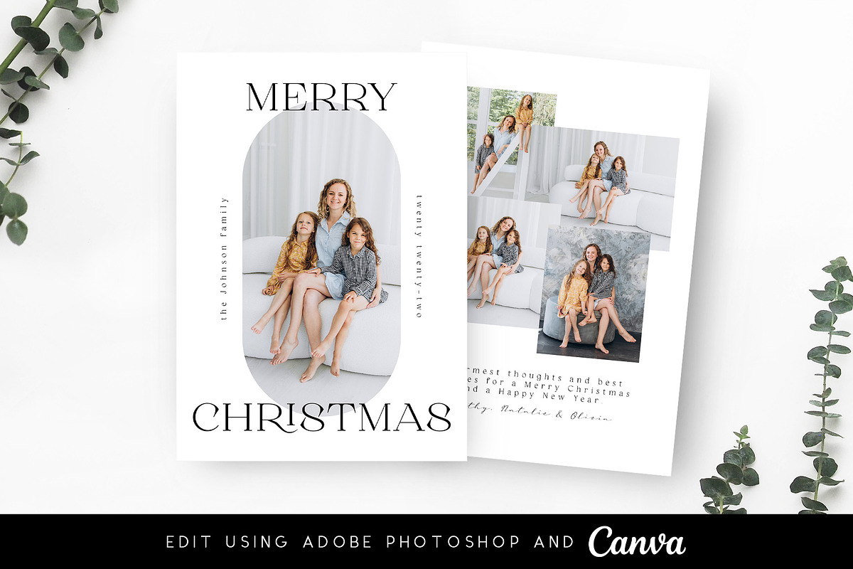 2022 Christmas Card Bundle, a Card Template by Always Templates (Photo 3 of 12)