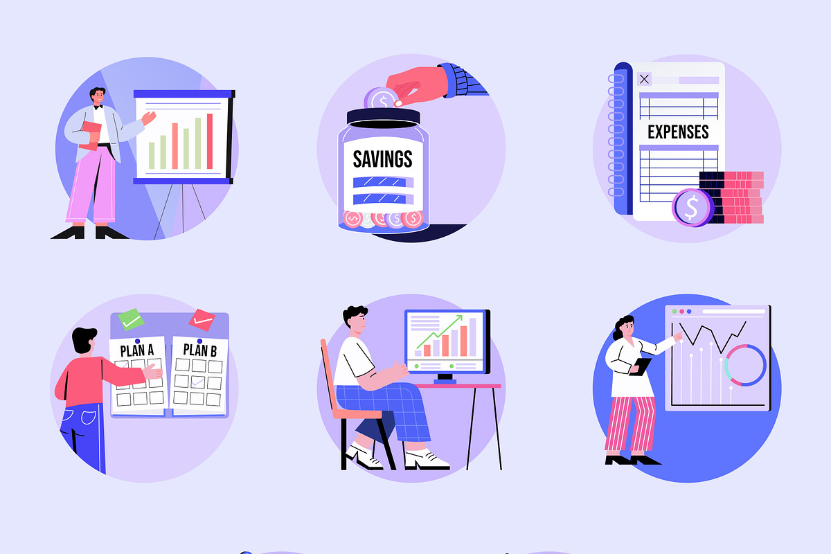 Business illustrations, a Finance Illustration by Brickclay (Photo 9 of 9)