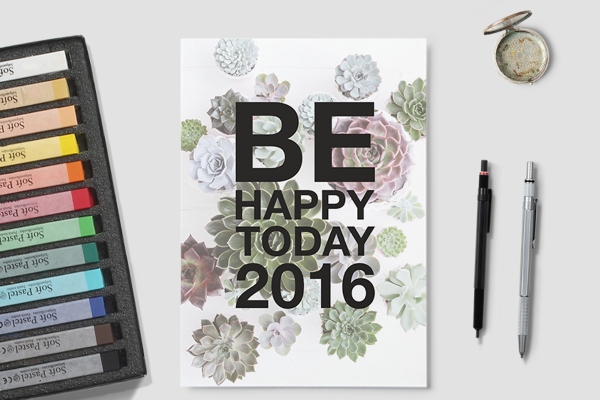 Printable calendar 2016 — motivating, a Stationery Template by marina.nazarova (Photo 2 of 14)