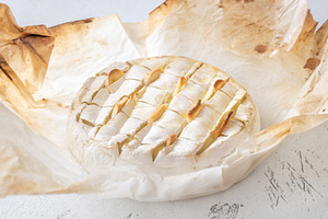 Baked camembert cheese, a Food & Drink Photo by Alexander Prokopenko