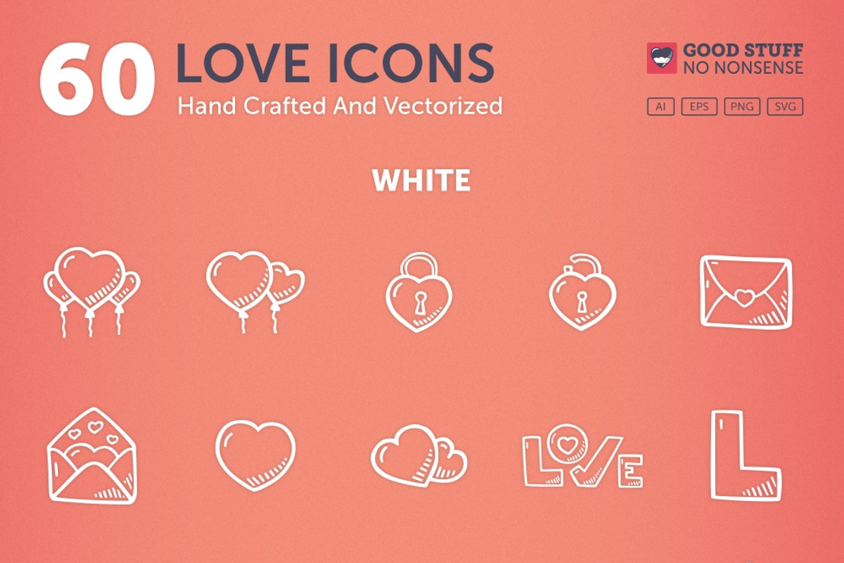 Valientine's Day - Hand Drawn Icons preview 3