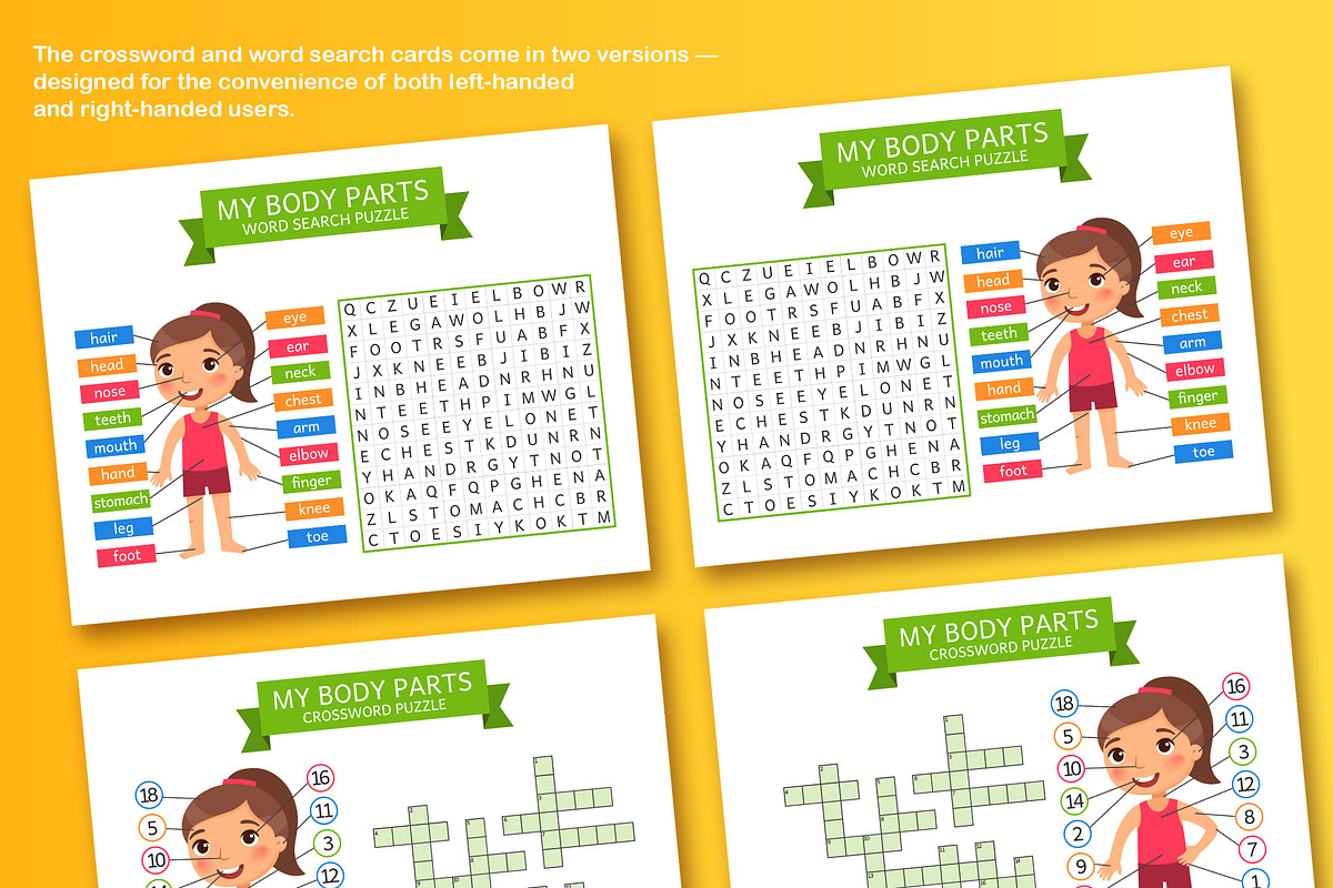My Body Parts Printable worksheets preview 6