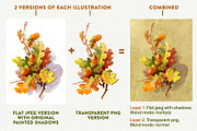 Fall Leaves and Berries, an Illustration by French Kiss Collections (Thumbnail 3 of 7)
