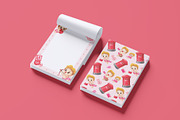 Cupid Mail Service Watercolor, a Seasonal Illustration by CreativeValuation (Thumbnail 10 of 12)