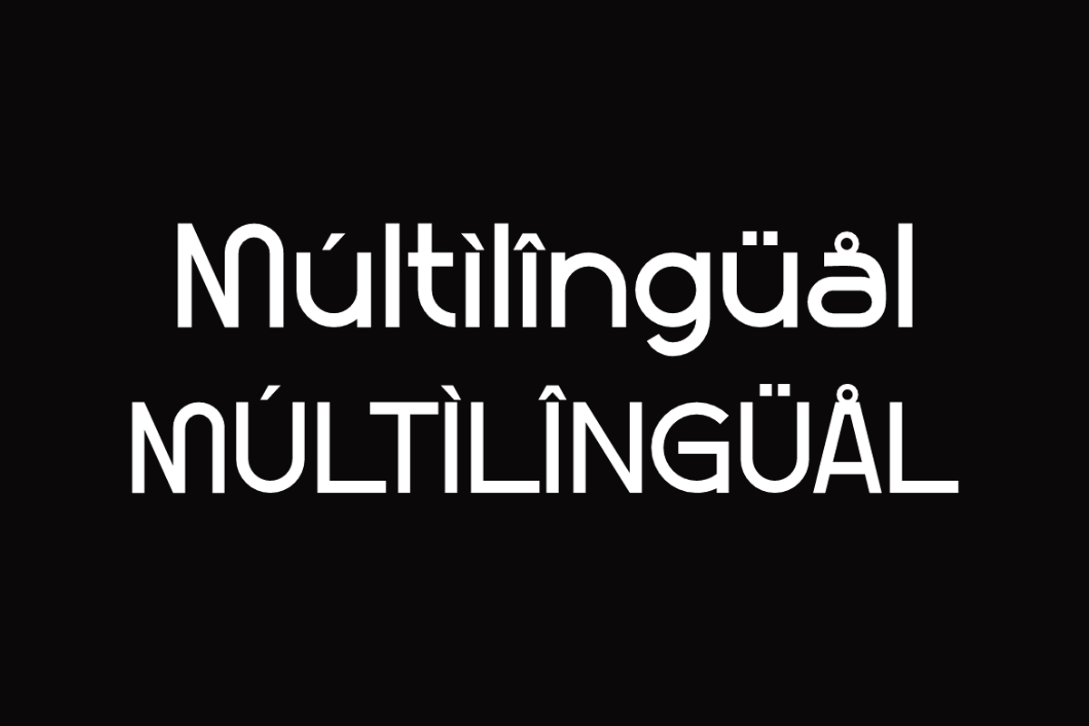 Gumoye Modern Experimental Bold Font, a Sans Serif Font by QR Design Studio (Photo 3 of 11)