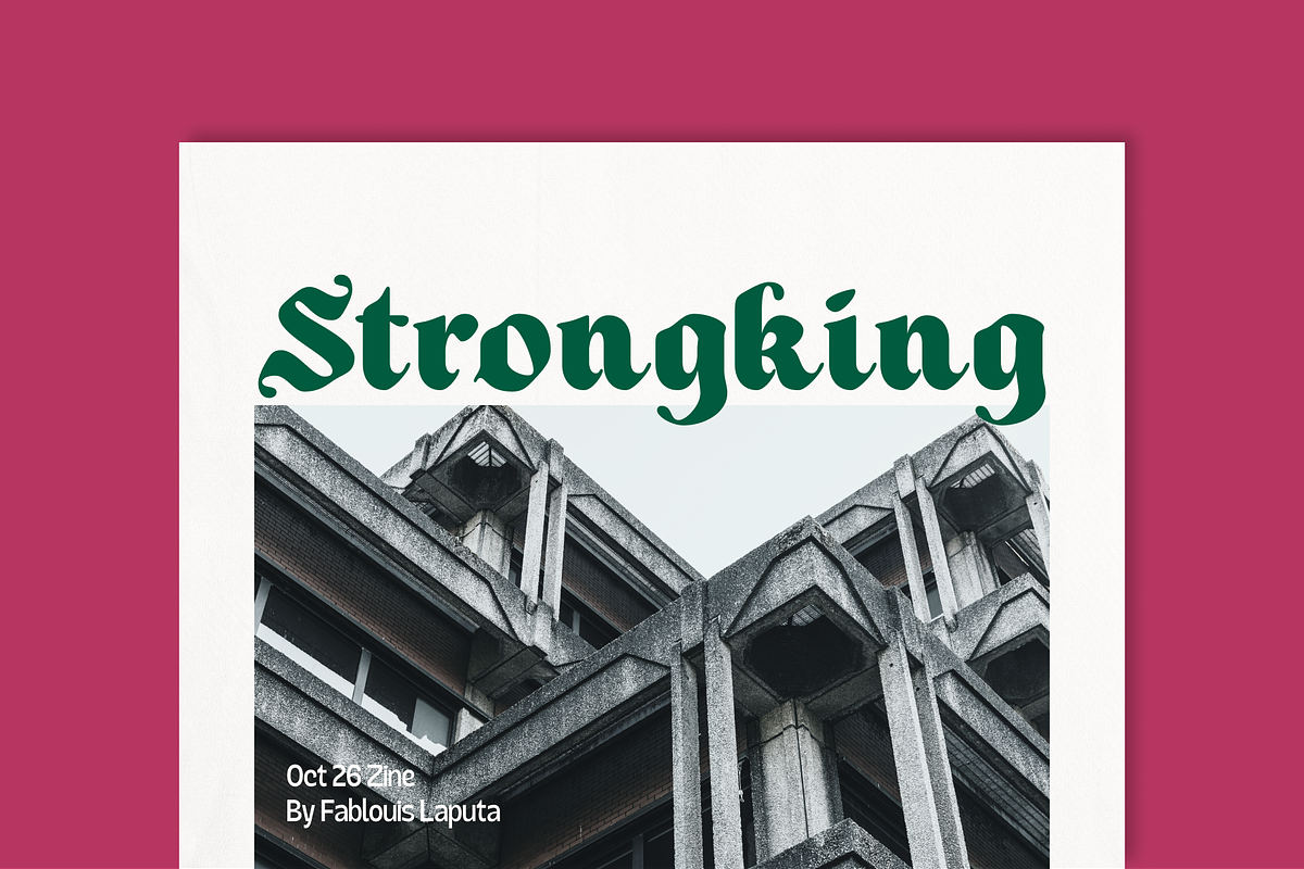 Todak Gothic - Blackletter Family, a Blackletter Font by Holyline Design (Photo 5 of 15)