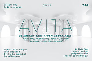 Avita | Geometric Sans Typeface