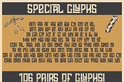 Crazy Barber font with bonuses, a Symbol Font by Heather_insane (Thumbnail 3 of 12)