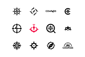 Compass Logo Template