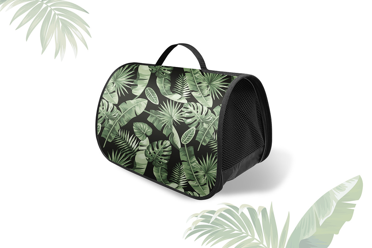 Tropical vector pattern & 12 leaves., a Pattern Graphic by Anna Smirnova (Photo 4 of 5)