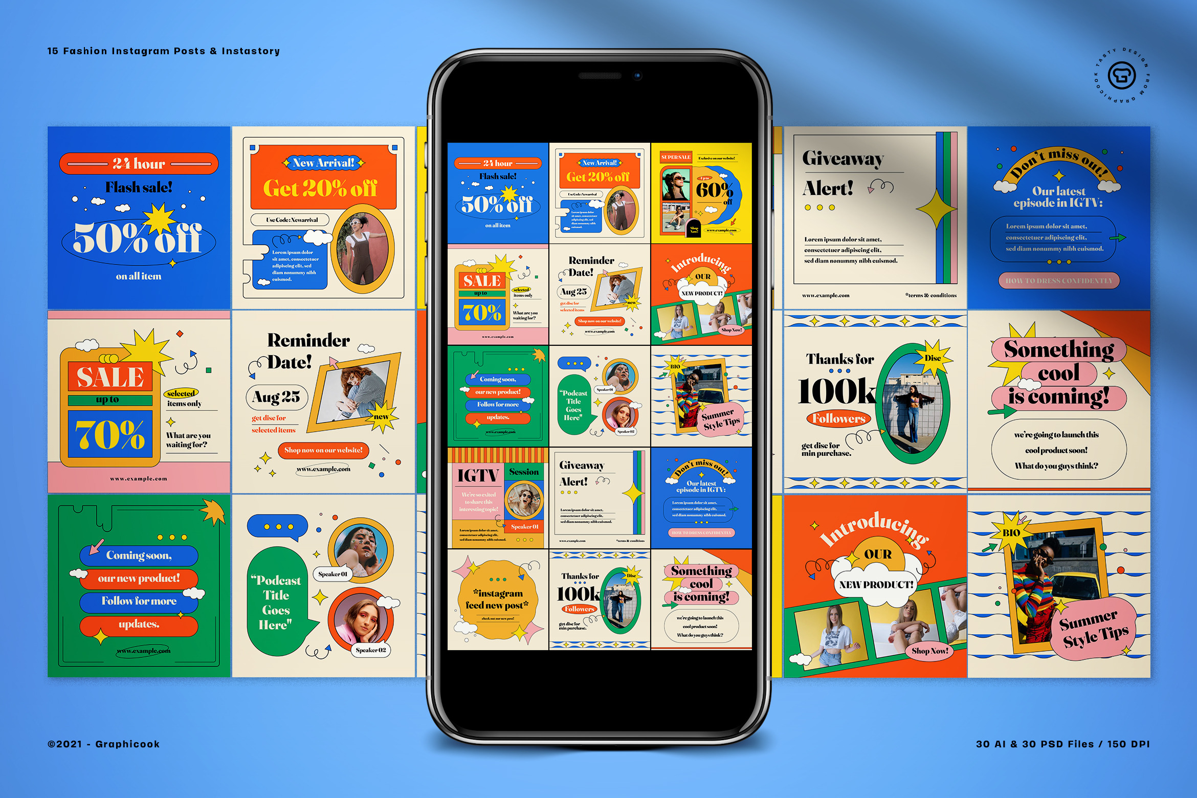 Engagement Instagram Booster, a Social Media Template by graphicook