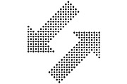 Fine Vector Dotted Black Arrows, a Texture Graphic by FineArtStudio (Thumbnail 1 of 3)