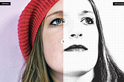Pinhole Halftone Photoshop Actions preview 3