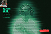 Hologram Gothic Photoshop Action, an Action Add-On by MRI STUDIO (Thumbnail 1 of 16)
