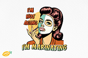 Retro Sarcastic Girl Sublimation, a Person Illustration by LemonDesign (Thumbnail 4 of 11)