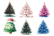 Christmas Tree Clipart PNG, an Illustration by Daily.Designs (Thumbnail 3 of 4)