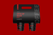 Coffee Cups Holder, Carrier mockup, a Cups & Container Mockup by easymock (Thumbnail 8 of 13)
