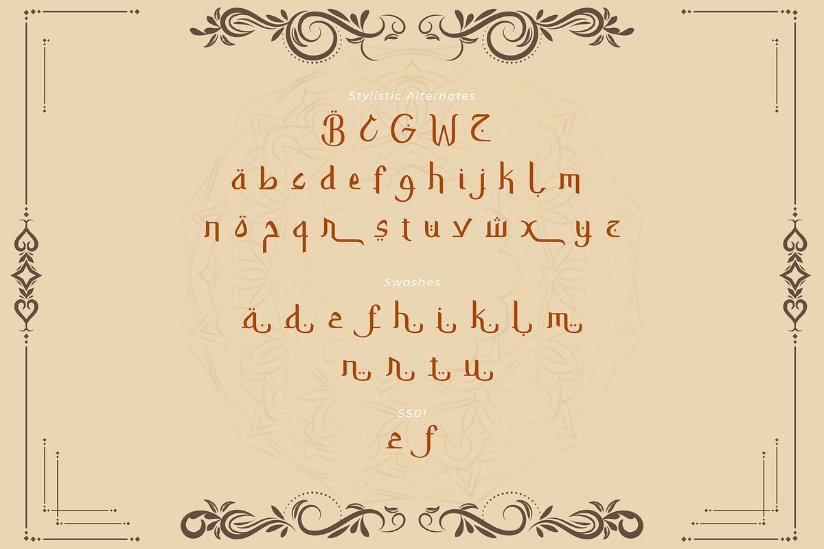 Bullan Ramadhan | A Faux Arabic Font, a Script Font by Andrimada Creative (Photo 8 of 13)