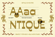 Rengto – Folk Antique San Serif, a Sans Serif Font by Hole Hope Design (Thumbnail 3 of 10)